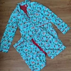 Puppy holiday pajamas